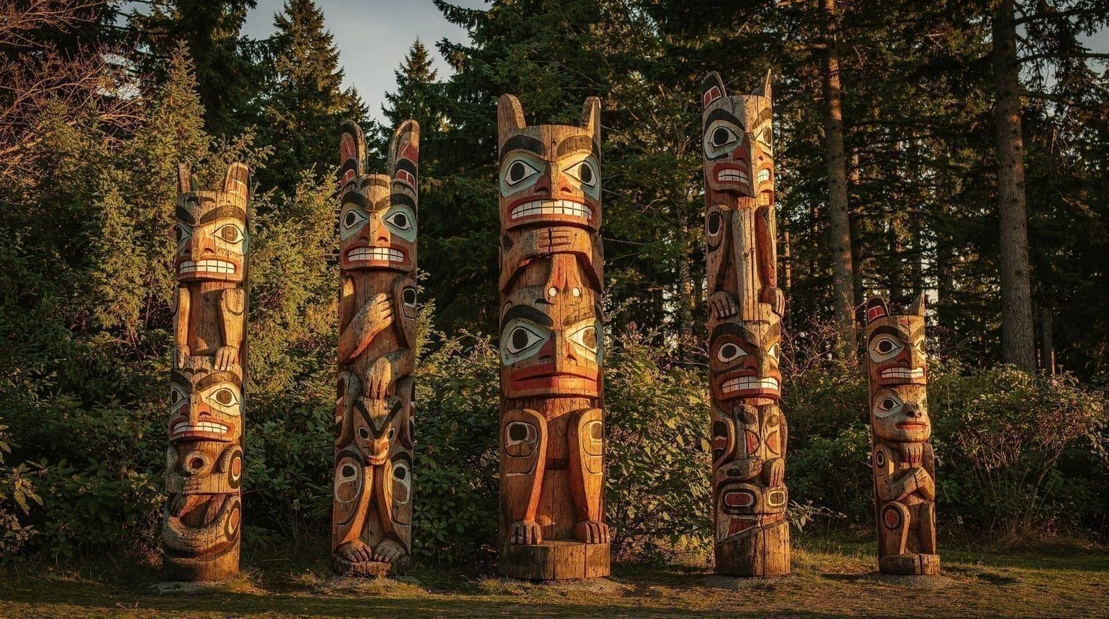 Experiências das Primeiras Nações em Vancouver — formas reserváveis e práticas de ligar à cultura local — Para além dos museus — tours guiados de canoa, passeios culturais, e experiência