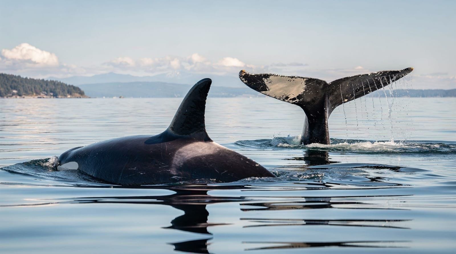 Orques vs baleines à bosse en Colombie-Britannique